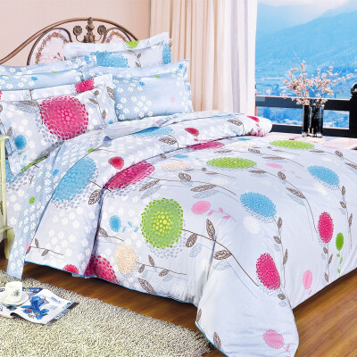 

Jingdong Supermarket Ai Wei bedding home textile bed four sets of cotton bedding suite 12 bed fragrant flowers