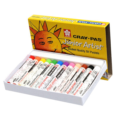 

Sakura XEP-12 12-Color Oil Stick Set Art soft crayon