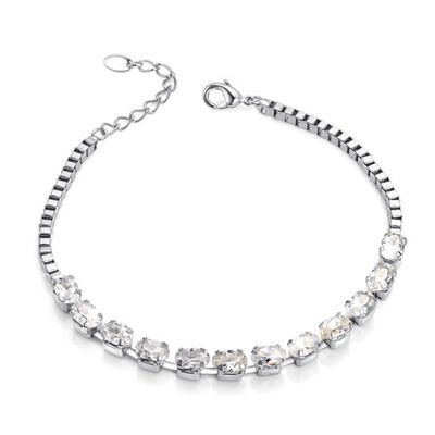 

Yoursfs @ Модный кристалл Love Heart Shape CZ Cubic Zirconia Rhinestone Bracelet для девочек Женская мода Ювелирные изделия оптом Интернет