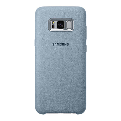 

SAMSUNG S8 original phone case / Alcantara protective case / protective suede back shell mint color