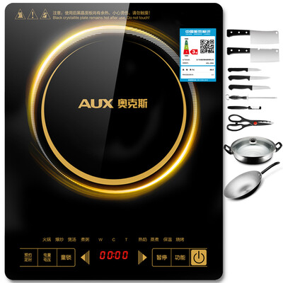 

Oaks (AUX) C2004LD навязывание тонкая сенсорная плита (поставляются в комплекте сковорода + инструмент горшок восемь комплектов)