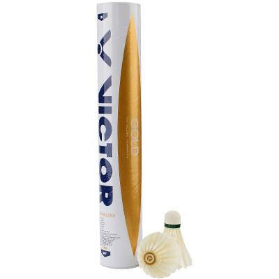 

WACKER Victor Golden 1 badminton 12 loaded with play-resistant badminton badge GOLD