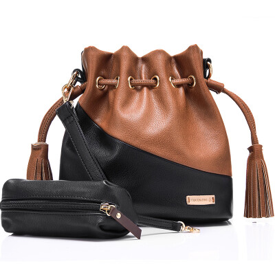 

Brand New Arrival Bucket Bags Women High Quality PU Leather Shoulder Bag Hobos Bag For Ladies Women Messenger Bags