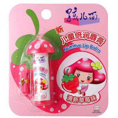 

Children face children's times lip balm (fresh strawberry flavor) 3.5g (double moisture