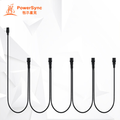 

(PowerSync) MPCPQN0050 сетевой шнур компьютера хост монохромный 90 градусов три штепселя 180 градусов суб-пять символов черный общая длина 2,8 метра