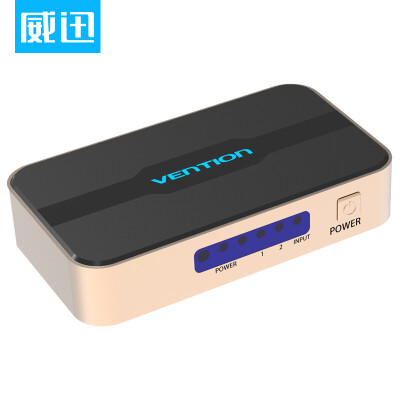 

VENTION VAA-S20 HD HDMI switch 3 into a out hdmi splitter 2.0 version of the three with a audio separation support 3D 4K (earth Hao gold