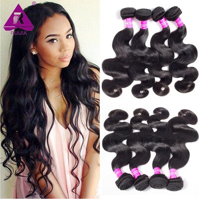 

8A Brazilian Virgin Hair Body Wave 4 Pcs Brazilian Virgin Hair Bundles Brazilian Body Wave Hair Unprocessed Human Hair Extensions