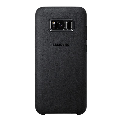 

Samsung SAMSUNG S8 original phone shell Alcantara protective shell protective case suede shell black