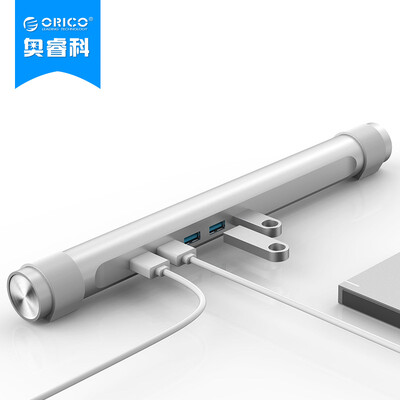 

Orrick Division (ORICO) M4U3 HUB творческий USB3.0 хаб сплиттер четыре кронштейна удлиннитель USB серебристый ноутбук стенд