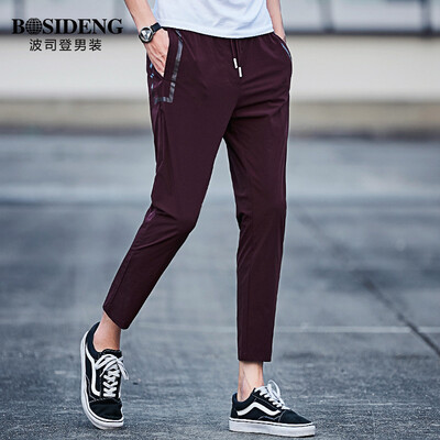 

Bosideng men's clothing (BOSIDENGMAN) men's thin section of leisure pants pants spring and summer models Slim pants 3272B63081 shallow card its XXXL
