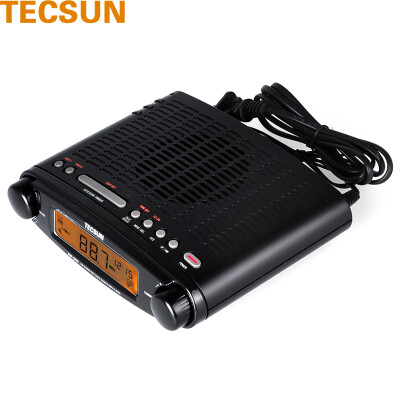 

(Tecsun) MP-300 desktop semiconductor FM stereo clocked USB interface radio (black)