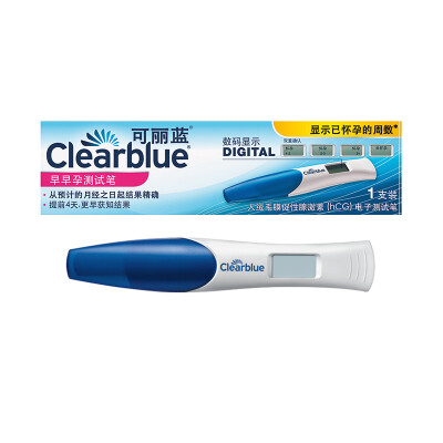 

can be blue Clearblue electronic test pen 1 package figures show the number of weeks pregnant pregnant pregnancy test pregnancy test pregnancy test paper