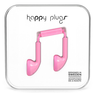 

Happy Plugs Earbud Ear Headphones Headphones Fashionable Headphones Apple Andrews Fashion Earphones Pink