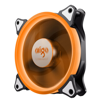 

Patriot (aigo) Aurora Orange Computer Case Fan (12CM / small 3P + большой 4P двойной интерфейс / водяное охлаждение ряд тепла / ударная подушка / подарок 4 винта)