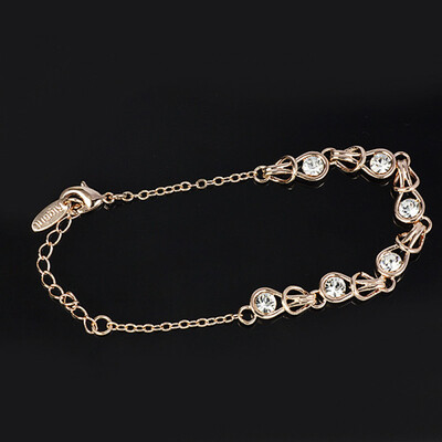 

Yoursfs@ Trendy Crystal Love Heart Shape CZ Cubic Zirconia Rhinestone Bracelet for Girl Women Fashion Jewelry Wholesale Online