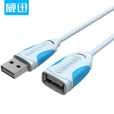 

Weining (VENTION) usb2.0 удлиненная линия от мужчины к женской линии передачи данных с высокой скоростью передачи данных компьютер U удлинительный кабель для клавиатуры мыши на клавиатуре 1,5 м синий VAS-A05-S150-N