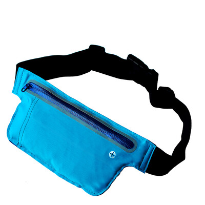 

Bean Drums Driving Pockets Running Mountaineering Cycling Men & Women Outdoor Leisure Fitness Invisible Mobile Phone Bag G00300 Blue Large