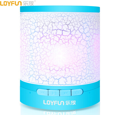 

Music release LOYFUN A4 Bluetooth desktop mini speaker wireless phone card small audio portable outdoor loudspeaker blue