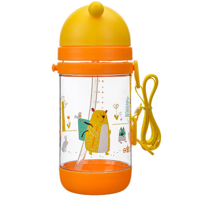 

Rikang (rikang) crystal through straw cup (450ml) RK-B1003 (orange