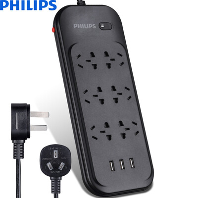 

Philips (PHILIPS) SPS5612K / 93 Интеллектуальный 3USB 2.4A + 6 бит гнезда молнии перенапряжения 1,8 м / перегрузка вилки полосковой линии платы / монтажная плата / сопротивление полосы