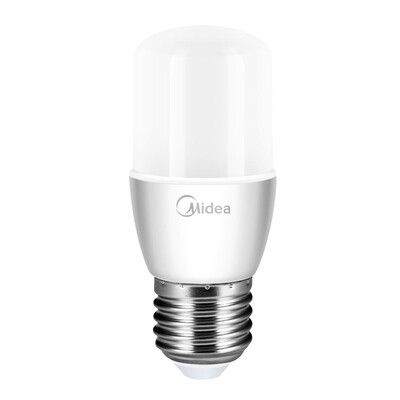

Midea (Midea) светодиодная лампа накаливания E27 большой винт рот 7w колонка пузырь 5700K белый свет