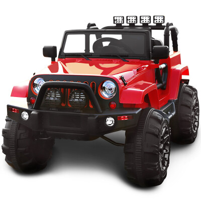 

LOL dolls Jeep Wrangler children's electric car four-wheel-drive off-road car red BDM-0905