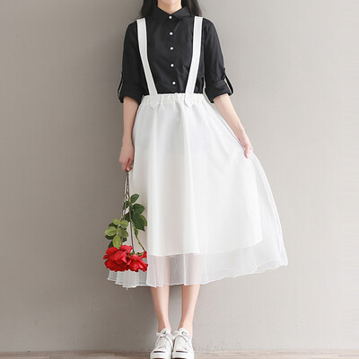 

City Plus CITYPLUS Arts & Crafts Relaxation Wild Color Net Yarn Bust Skirt CWQZ174453 Pink L