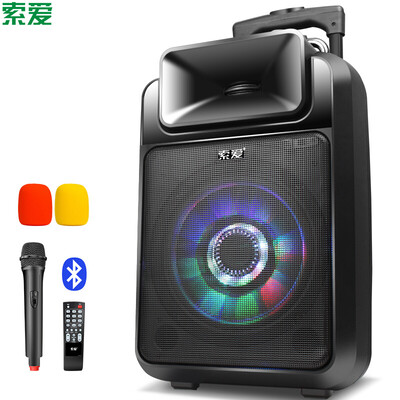 

Звуковые колонки Sony Ericsson (Soaiy) B Квадратные танцевальные звуковые штанги для наружного аудио Bluetooth-портативные портативные громкоговорители Цветная версия SA-T20