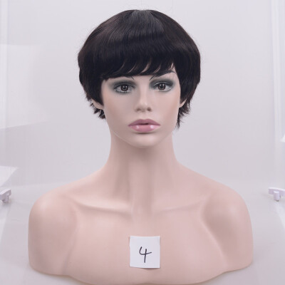 

Short Bob Human Hair Wigs Nice Cut Short Celebrity Wigs Indian Machine Made  Lace Wigs Virgin Hair