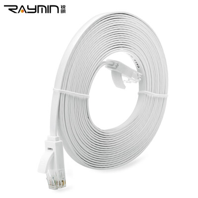 

Rui Ming RM6620WH супер шесть типов гигабитного плоского кабеля безкислородная медь 20 м белый 8-жильный