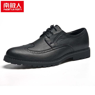 

Antarctic (Nanjiren) Business casual shoes Men's simple fashion shoes 17108NJ6607 Black 43