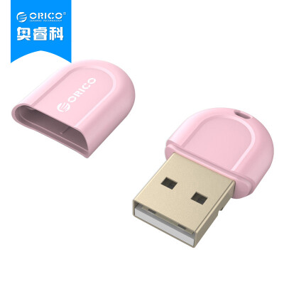 

ORICO BTA-408 Laptop Desktop Bluetooth Adapter 4.0 Bluetooth Receiver Audio Transmitter Pink