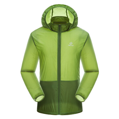 

Tectop JL3009 outdoor couples section of light and breathable to accommodate the skin clothing men trophy green S