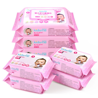 

Kiss me kidsme baby hand mouth soft wet paper towel size packaging 80 pumping 4 25 pumping 4