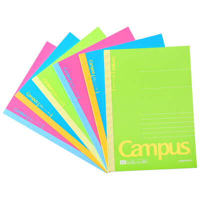 

(KOKUYO) Campus new color wireless binding book / notepad / soft copy A5 / 40 pages 6 this color random installed WCN-NA548N