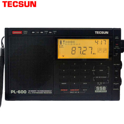 

Tecsun PL-600 Radio Senior English CET Listening Comprehension Test Full Band Digital Frequency Conversion Charge Semiconductor (Black