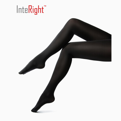 

INTERIGHT stockings Ms. 120D velvet plus file pantyhose anti-hook stockings socks 3 loaded black