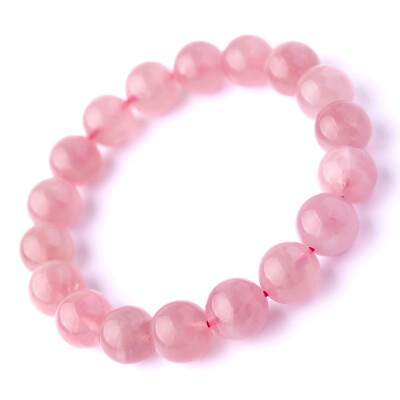 

Ling Fei powder crystal bracelet single circle pink crystal hand string sweet jelly powder jewelry gift female