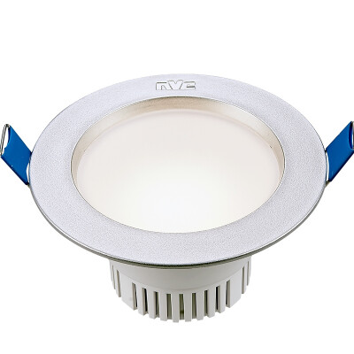 

[Jingdong Supermarket] NVC (NVC) NVC Lighting LED Downlight Ceiling Light Silver 3W White White 5700K Hole 7.5-8.5cm