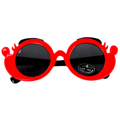 

DISNEY Disney children's sunglasses shade polarized anti-UV girl models eyelash modeling sunglasses mirror box DSK9653C6 red