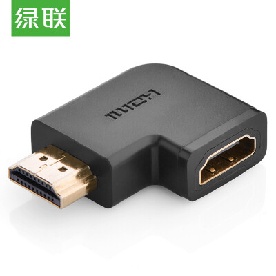 

Green (UGREEN) HDMI cable adapter HDMI male to female adapter 1.4 version of the display / computer / TV HD connector black 20135