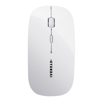 

Современный корпус мыши сотовой беспроводной (HYUNDAI) HY-M186 2.4G тонкий белый