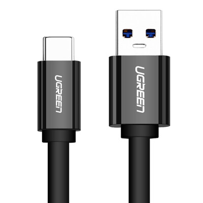 

Green Union Type-C Andrews data cable mobile phone charging cable USB30 fast charge adapter charger line power cord support Huawei p9 millet 56 music as 1 meter 30628 black