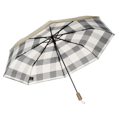

Banana BANANA UNDER Chelsea series of double sunshade black umbrella umbrella fold female rain dual-use sun umbrella female sunscreen fashion umbrellas khaki