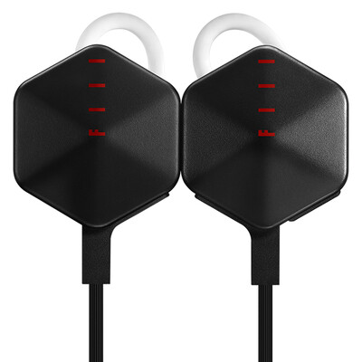 

FIIL Карат Lite ухо Bluetooth гарнитура спортивной черный обсидиан Звезда Давида ожерелье гарнитуры с пшеничными IP65 водонепроницаемыми замыкающие спортом более стильным