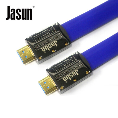 

JASUN JASUN HDMI cable 5 meters 20 version support 4K 2K engineering grade high-definition HDMI cable TV monitor line projector line home improvement engineering wiring silver respect JS-018