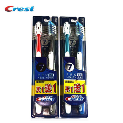 

Seven Effect Crest Toothbrush 11 Crest America Imported Genuine Special Tooth Brushes 4 PCS2 packs