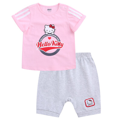 

Hello Kitty children short - sleeved suit jacket shorts out of the set KA722BA22P1410 soft powder 100