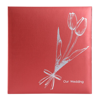 

NCL Nakabayashi Red Tulip Japanese Import Couples DIY Kelp Paste Album Wedding Album Album WYB-71476-R