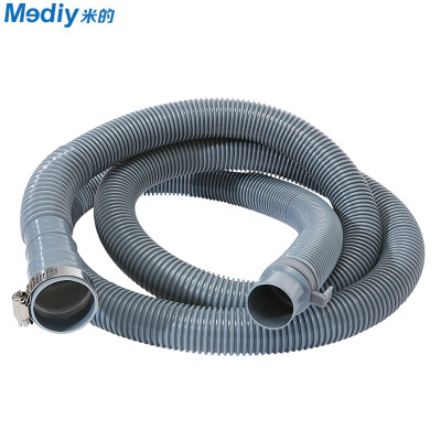 

Rice (mediy) MF-XP020A washing machine drain pipe under the water pipe 2 meters (for multi-caliber) to send 304 steel fastening clamp gray